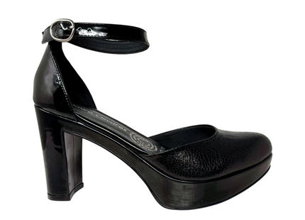 12802 Charol Grabado Negro