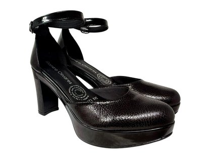 12802 Charol Grabado Negro