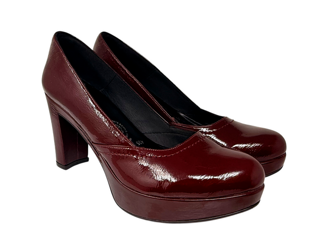 12826 Charol Vino Corrugado