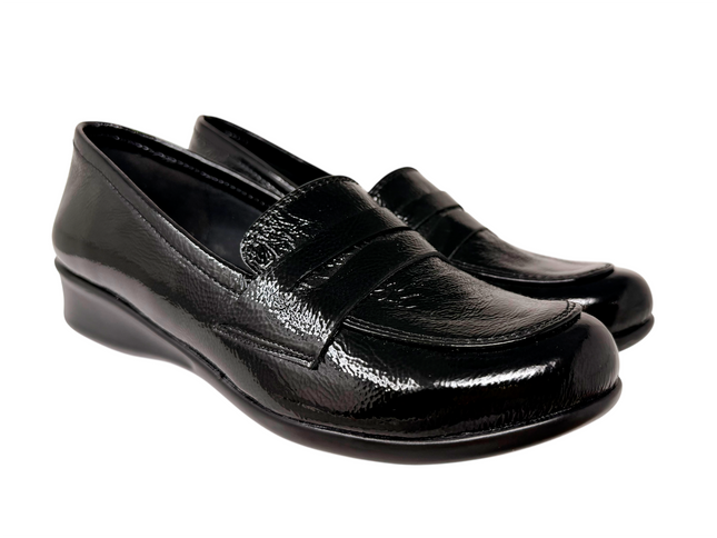 1369 Charol Negro Arrugado