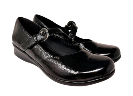 1372 Charol Negro Arrugado