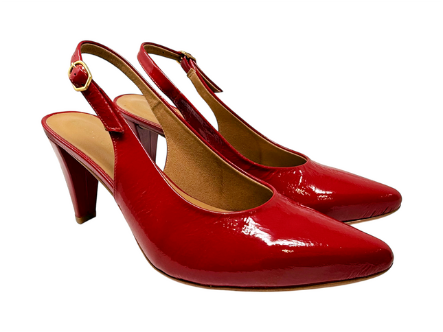 16307 Charol Rojo Corrugado