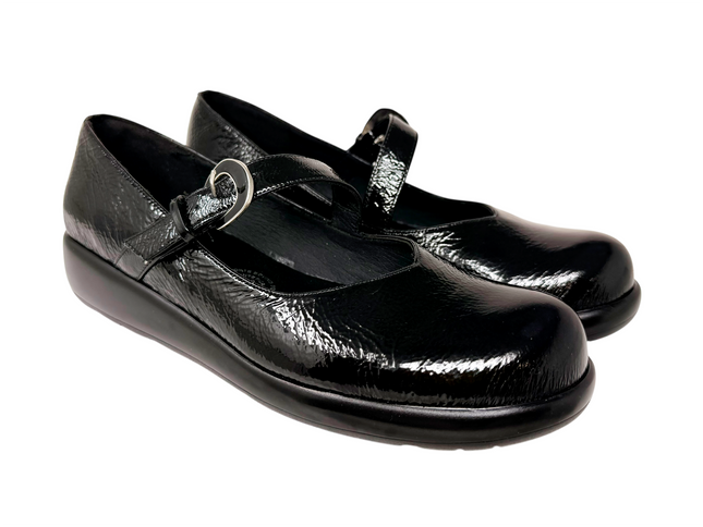 2309 Charol Negro Arrugado