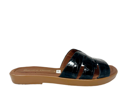 508 Negro Charol Croco