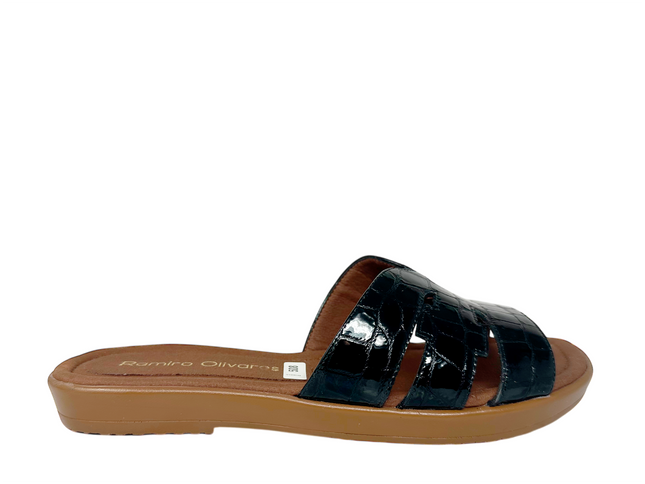 508 Negro Charol Croco