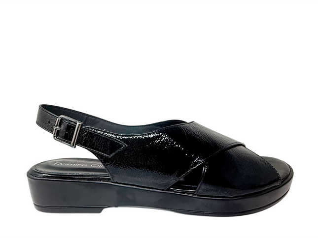5271 charol negro arrugado
