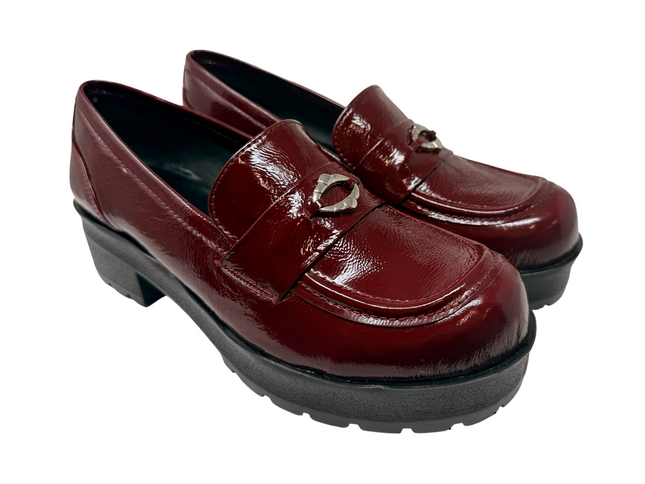 6611 Charol Vino Arrugado