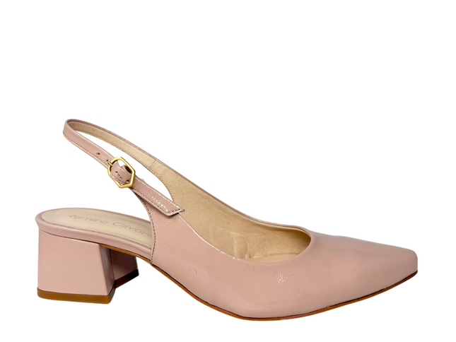 7903 - Charol Nude Arrugado